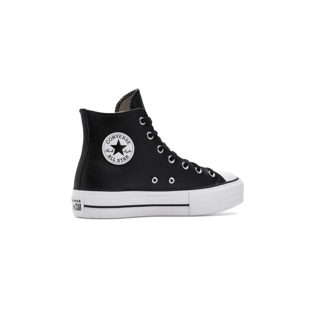 Size 10 - Converse Chuck Taylor All Star Lift High Black White